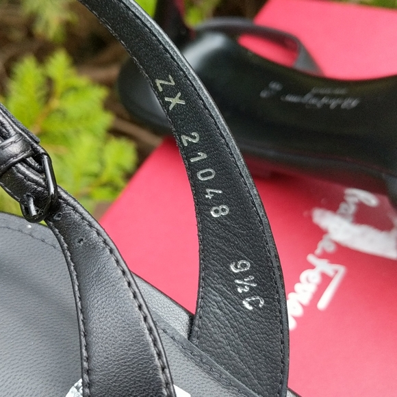 Salvatore Ferragamo LIDA Leather Slingbacks - Picture 9 of 11